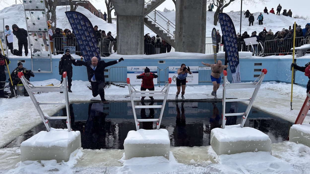 Un saut glacial pour soutenir les athlètes spéciaux