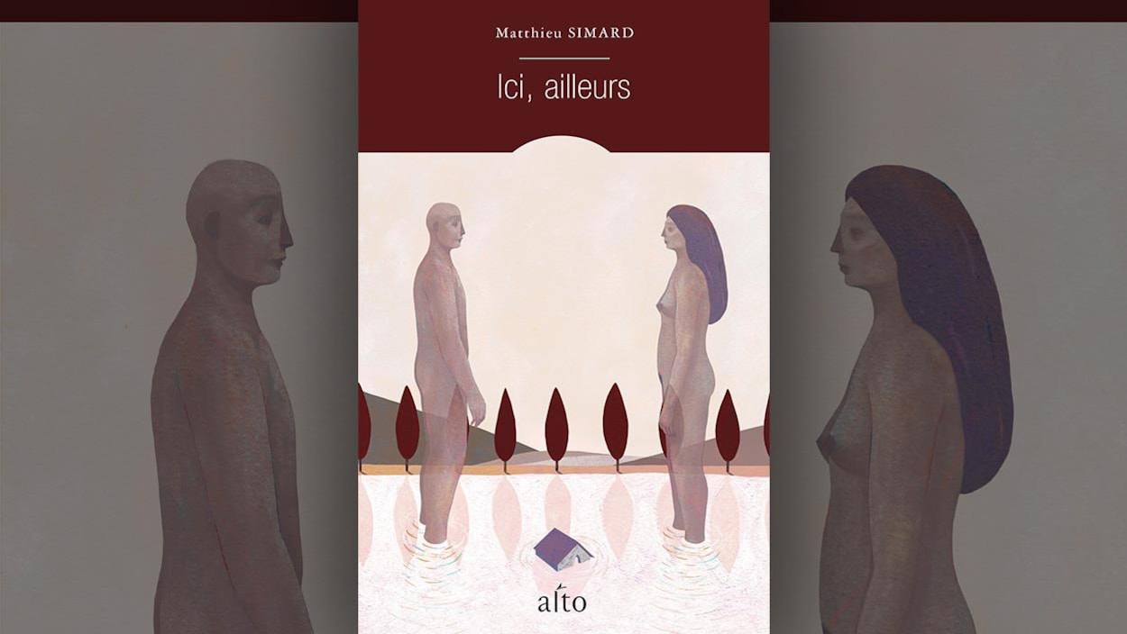 La couverture du livre « Ici, ailleurs » de Matthieu Simard La couverture du livre « Ici, ailleurs » de Matthieu Simard