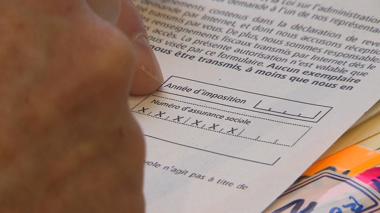 Une déclaration d'impôt.