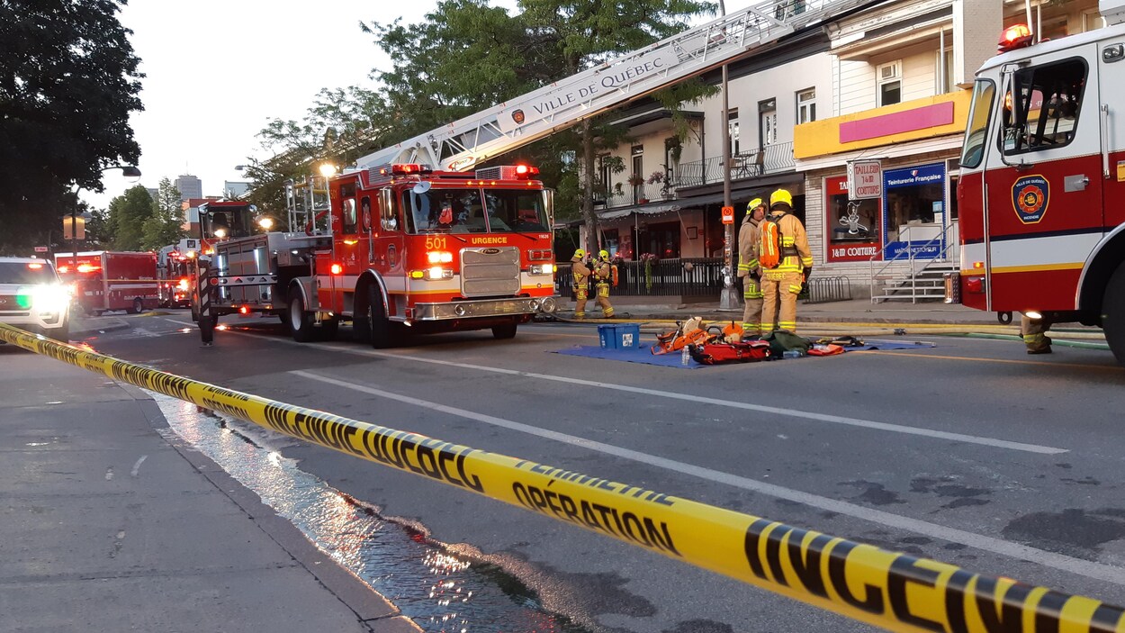 Incendie au 853, 3e Avenue, dans le quartier Limoilou