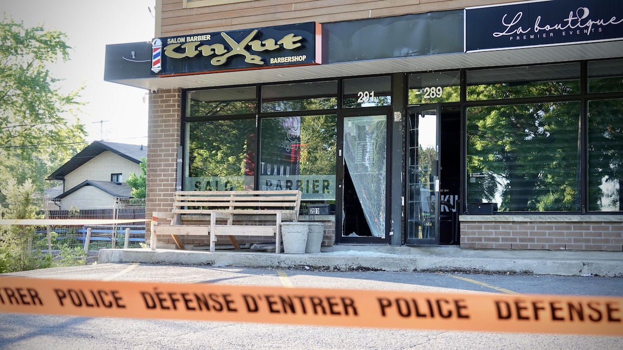 Laval : un salon de barbier visé par un incendie criminel
