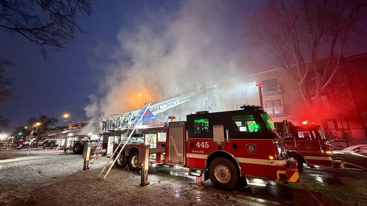 Sept familles évacuées en pleine nuit en raison d’un incendie à Tétreaultville