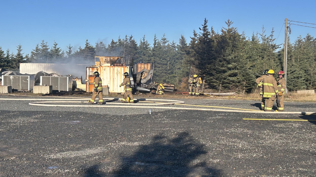 L’incendie du vivier à homards à Pokeshaw est suspect, selon la GRC