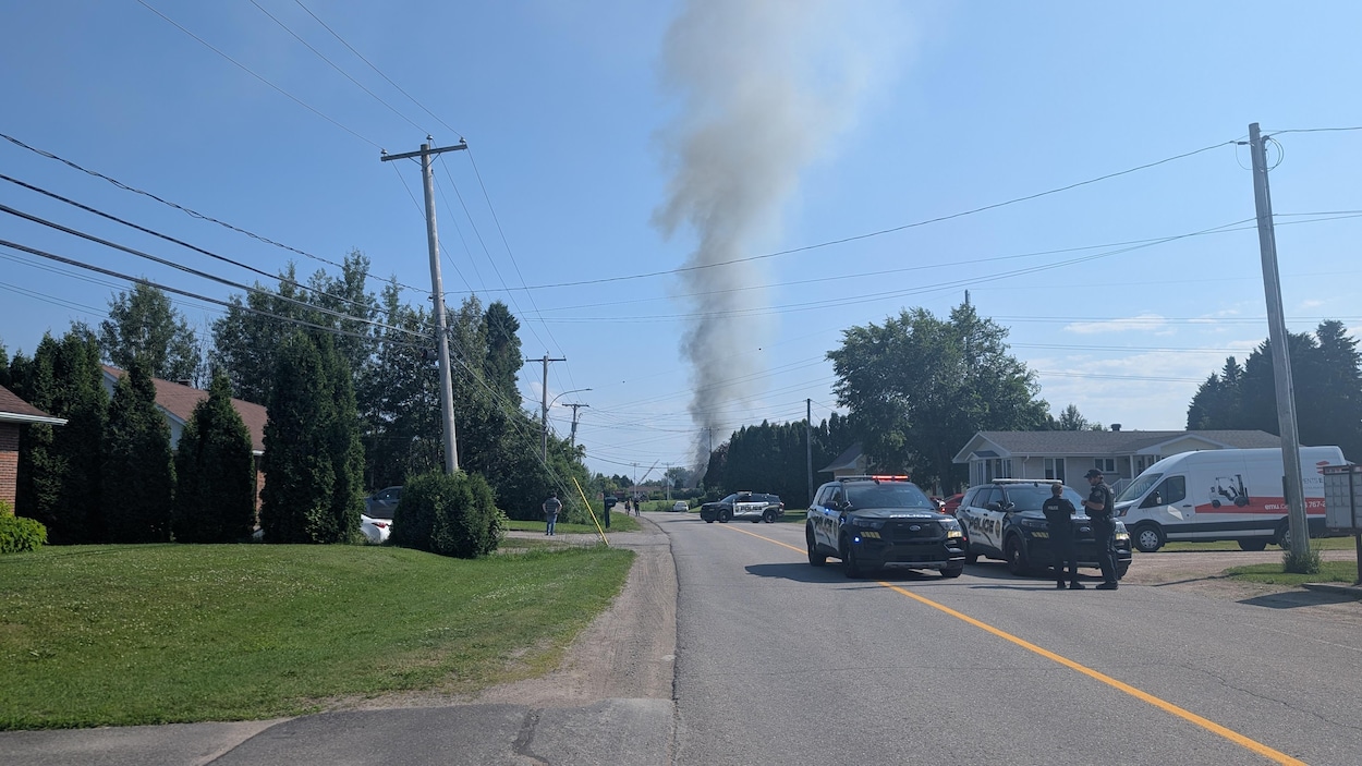 Un incendie frappe une écurie sur le rang Saint-Pierre à Chicoutimi