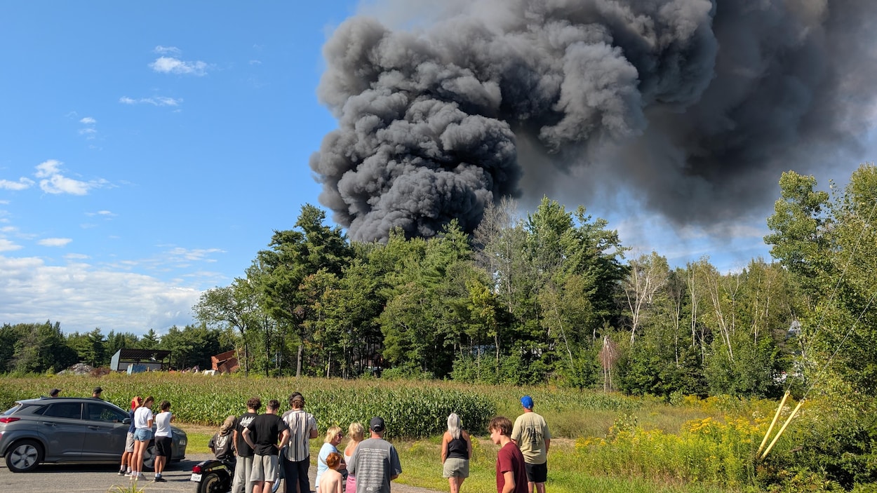 Important incendie chez Recyclage Nath de Trois-Rivières