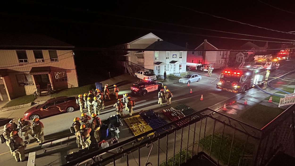 Incendie dans un immeuble à logements à Rimouski