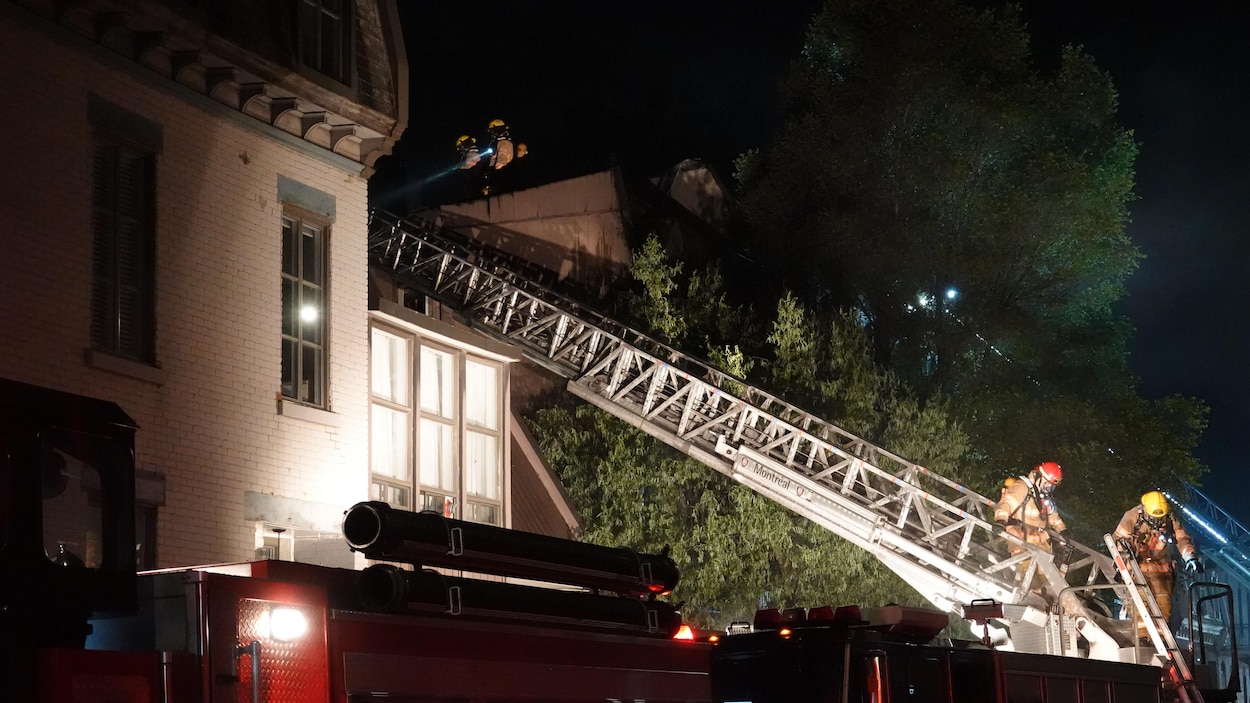 Nuit occupée pour les pompiers de Montréal