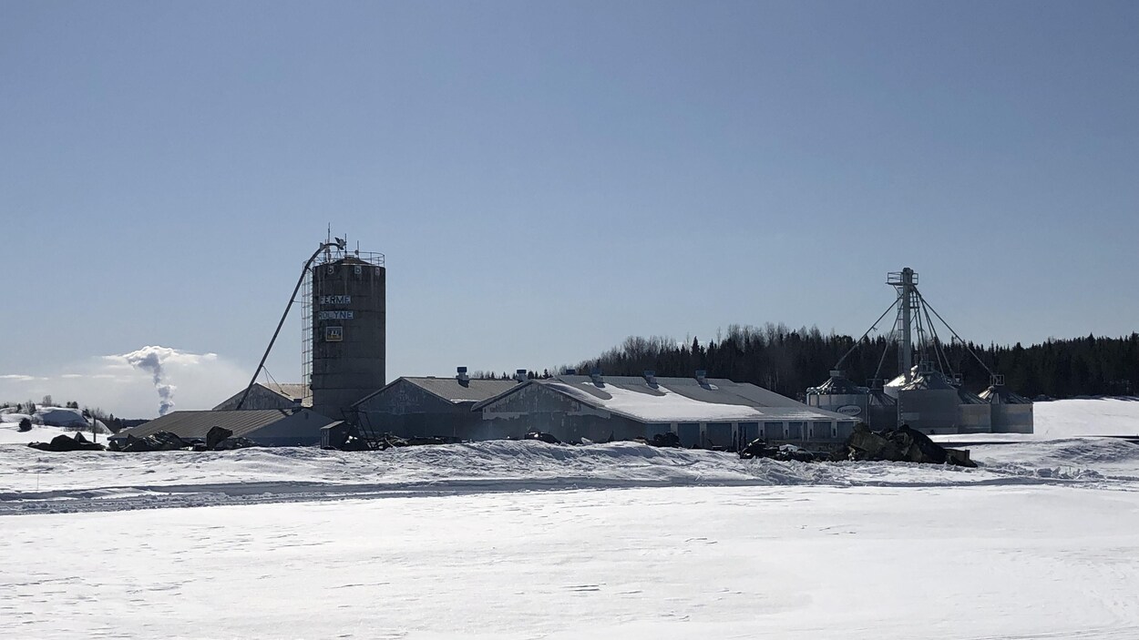 Un bâtiment d’entreposage ravagé par les flammes à SaintAmbroise RadioCanada