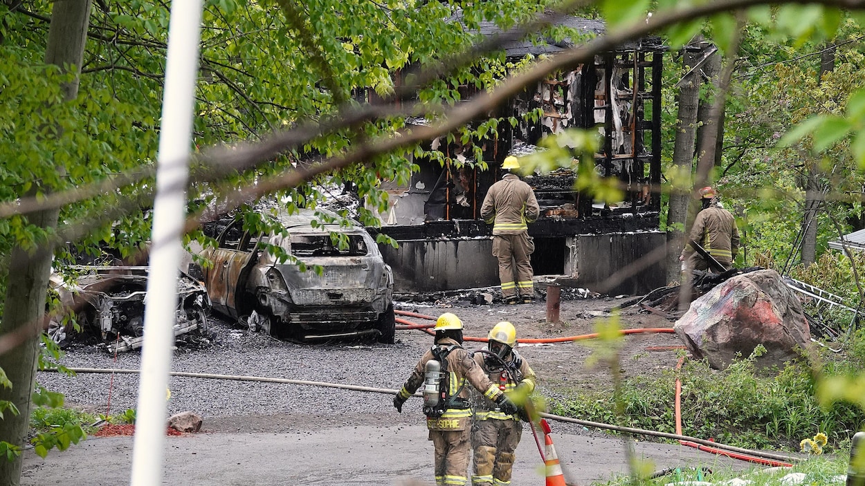 Un père et son fils meurent dans un incendie majeur à Saint-Colomban