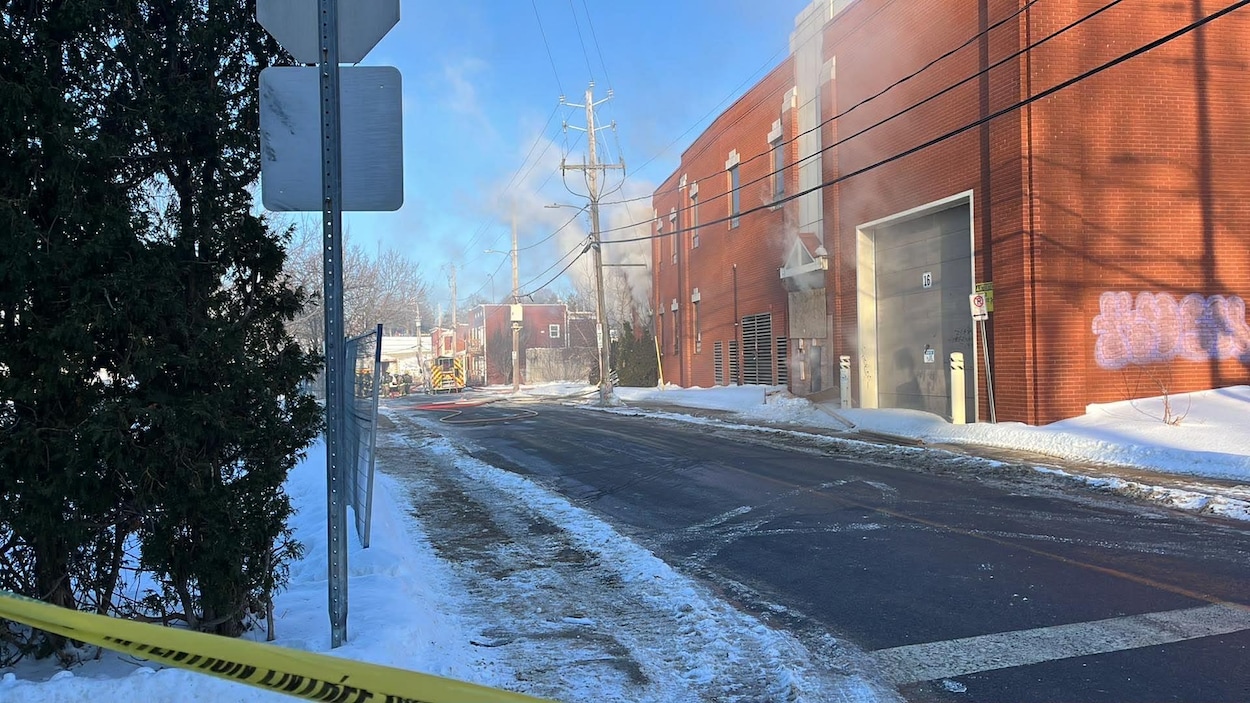 Incendie au centre-ville de Trois-Rivières
