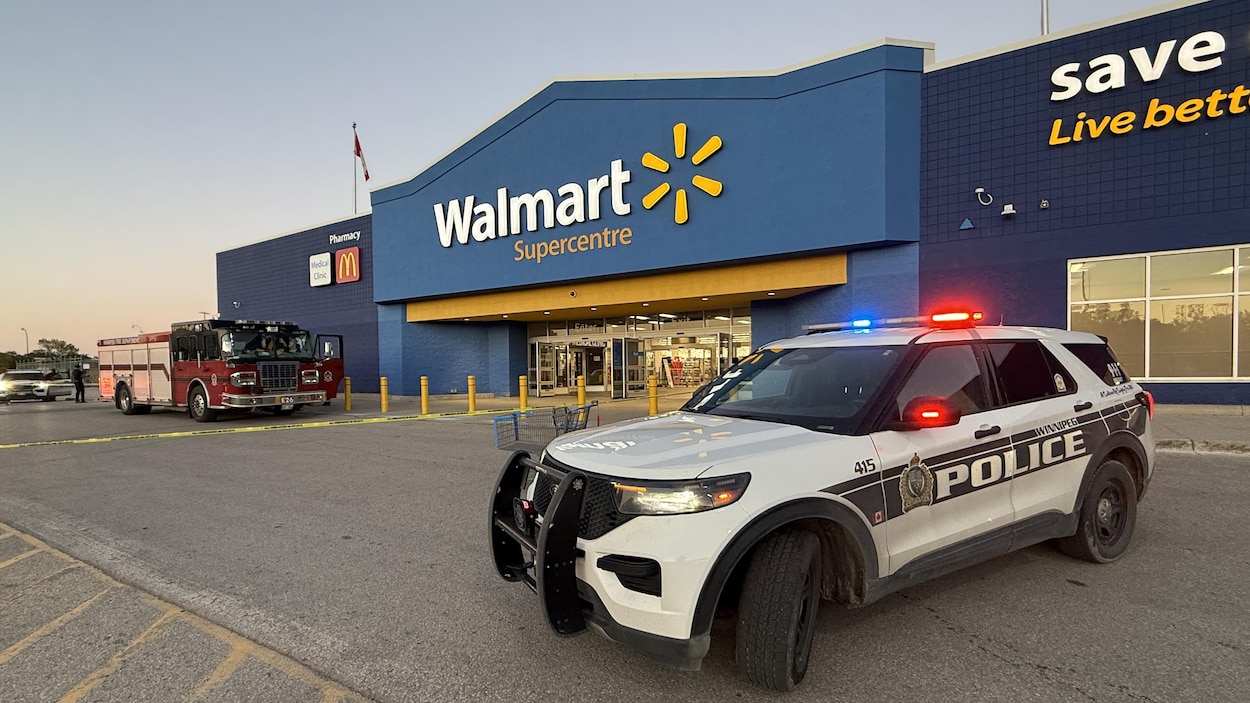 Un homme arrêté à la suite de l’incendie d’un magasin Walmart à Saint-Vital
