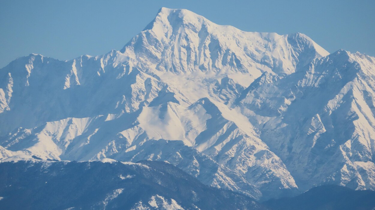 La montagne Nanda Devi dans l'Himalaya indien