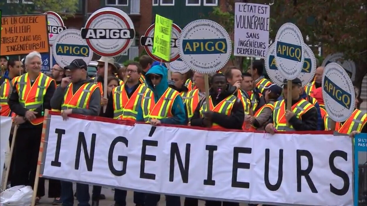 Piquet de grève des ingénieurs Piquet de grève des ingénieurs