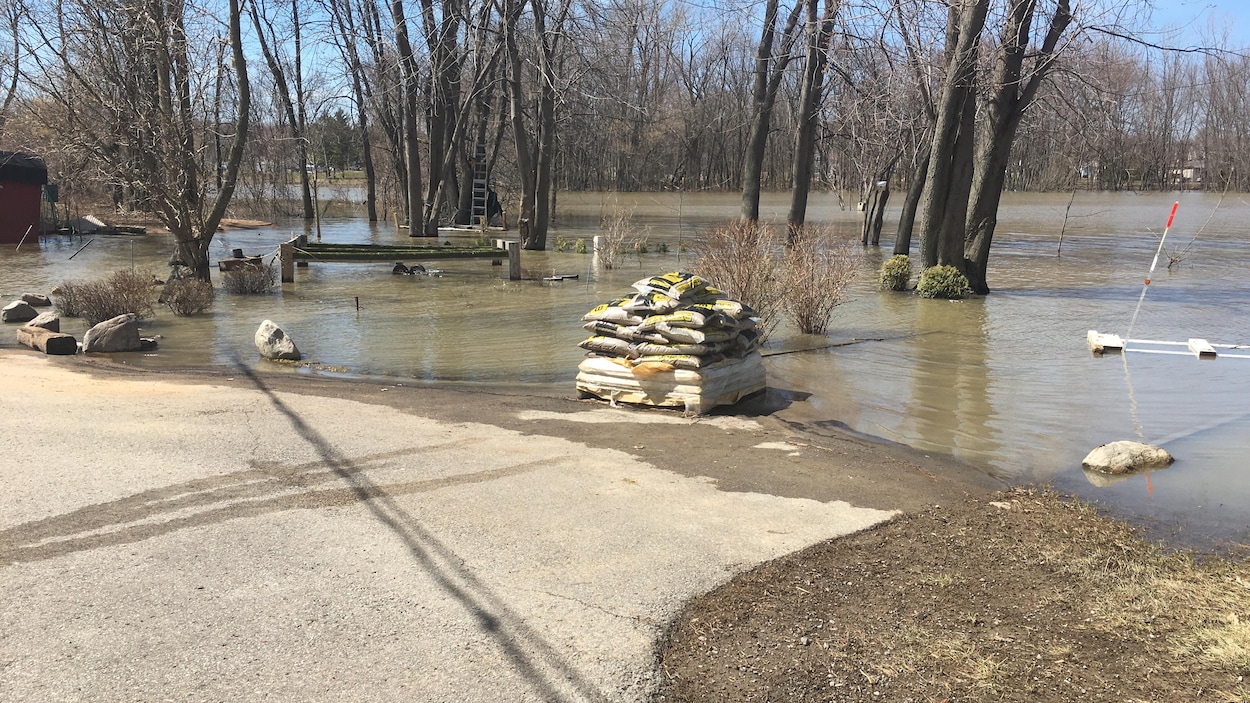 L'eau est toujours présente à l'île Saint-Eugène à Trois-Rivières.