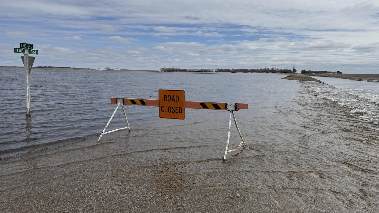 Le village de Quill Lake durement touché par les inondations