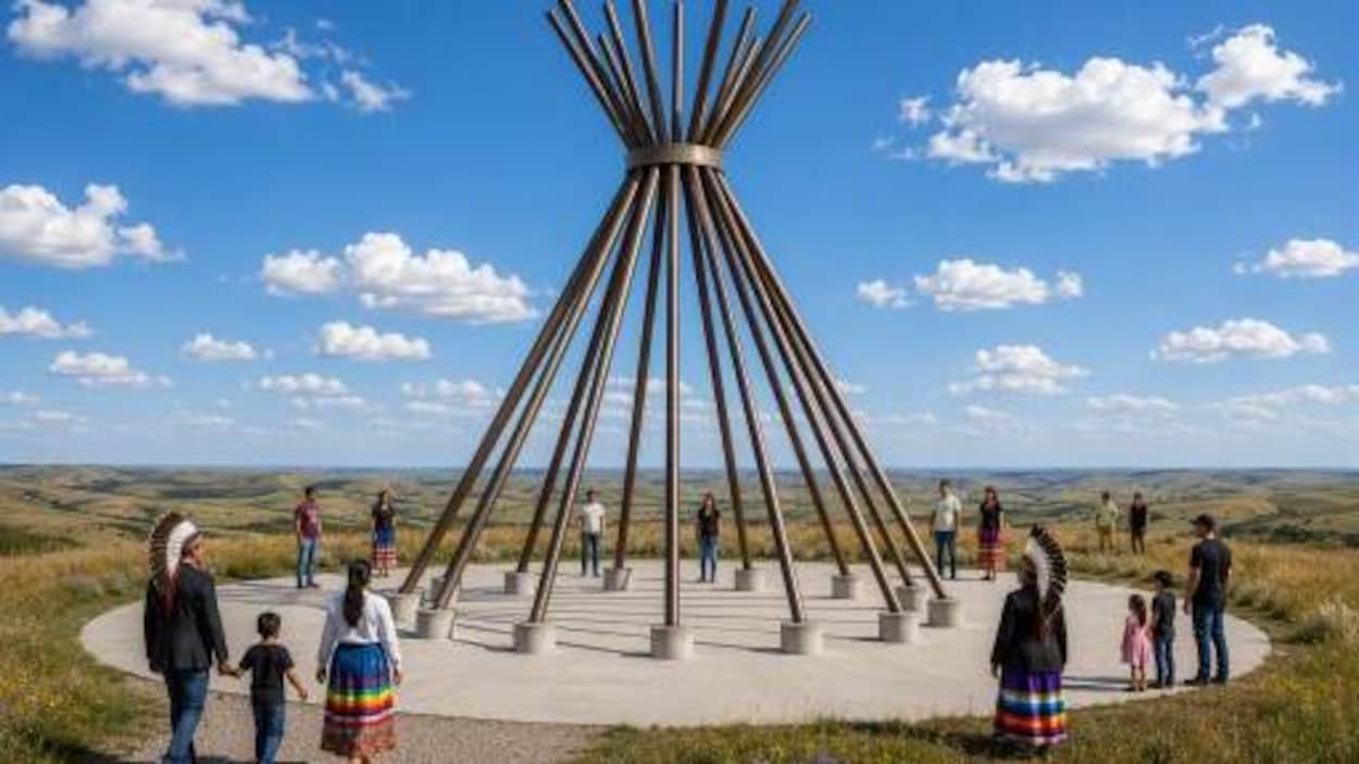 Une nouvelle installation en hommage aux Premières Nations au Fort Carlton