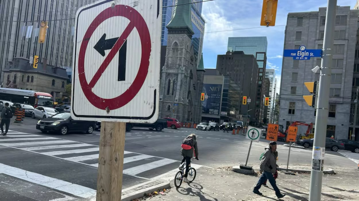 Nouvelles voies fermées en raison des travaux à l’angle d’Elgin et de Laurier