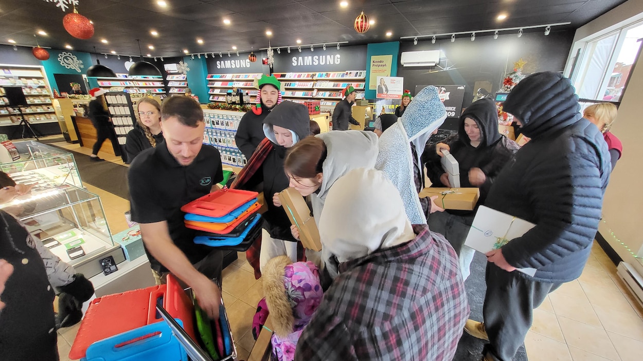 Une entreprise de Shawinigan joue le rôle du père Noël