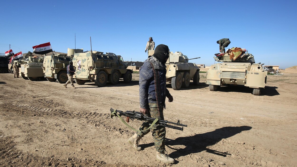 Les forces progouvernementales irakiennes affrontent actuellement les combattants du groupe armé État islamique à Mossoul.