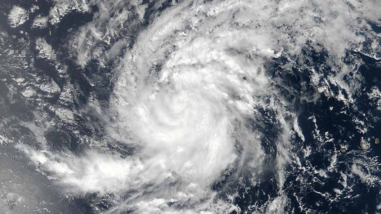 Une image satellite de la tempête Irma, prise par la NASA. Une image satellite de la tempête Irma, prise par la NASA.