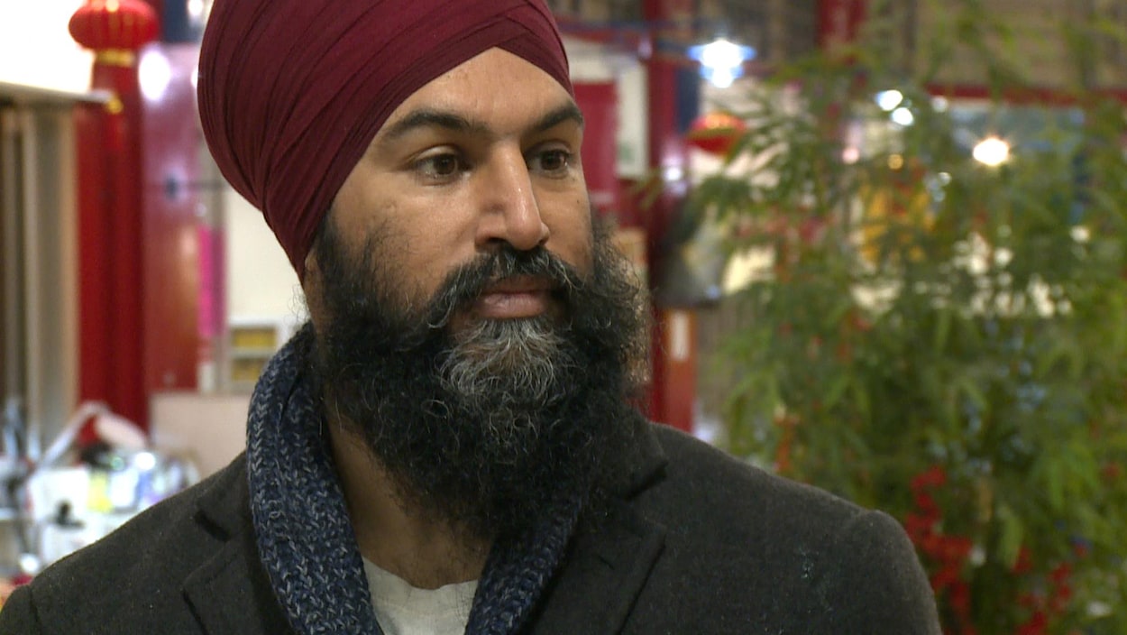 Portrait de Jagmeet Singh.