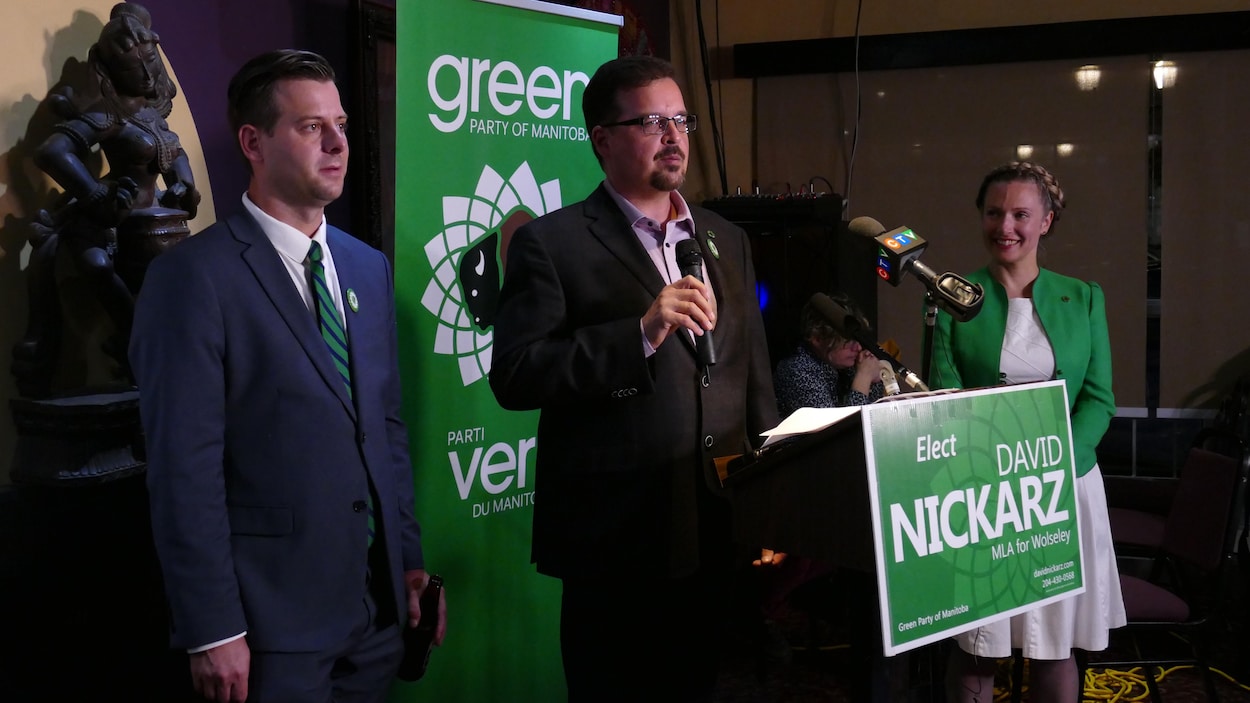 James Beddome, chef du Parti vert du Manitoba.