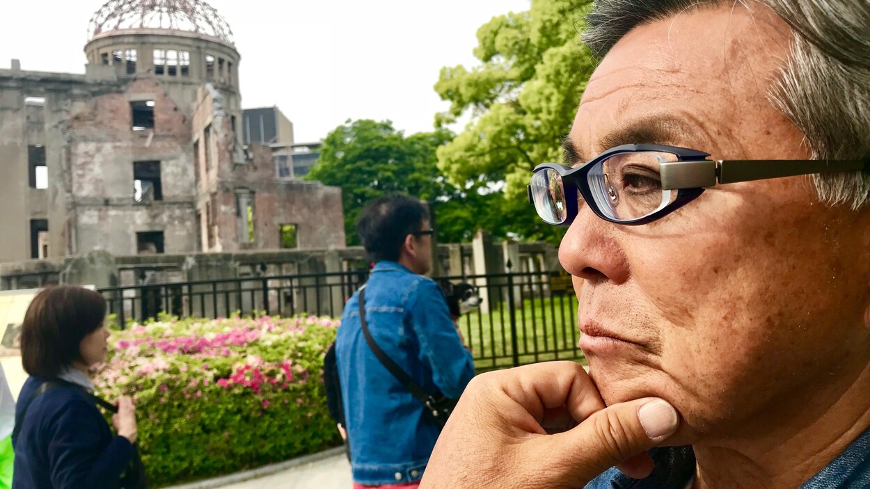 À Hiroshima, en mai 2018, Kosei Mito, un survivant de la bombe atomique. À Hiroshima, en mai 2018, Kosei Mito, un survivant de la bombe atomique.