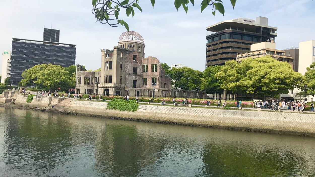 Dôme de la bombe A, vestige du bombardement atomique du 6 août 1945. Hiroshima, mai 2018