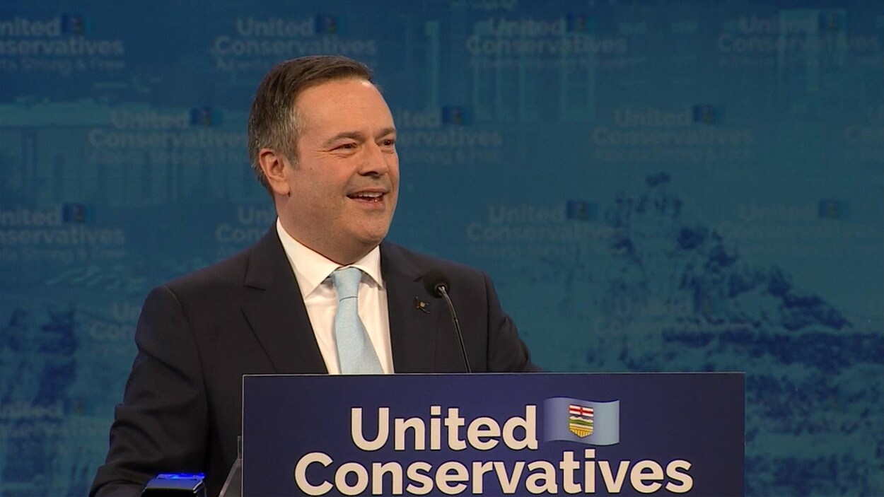 Le premier ministre élu de l'Alberta, le conservateur Jason Kenney.