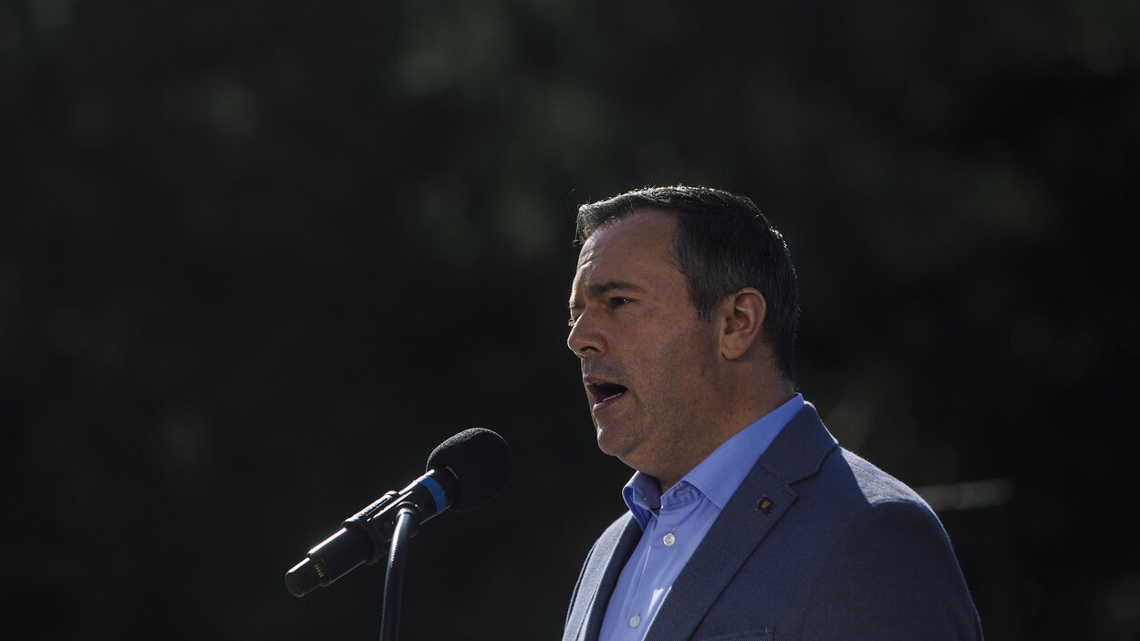 Le premier ministre de l'Alberta, Jason Kenney, à Edmonton, le mercredi 7 août 2019.