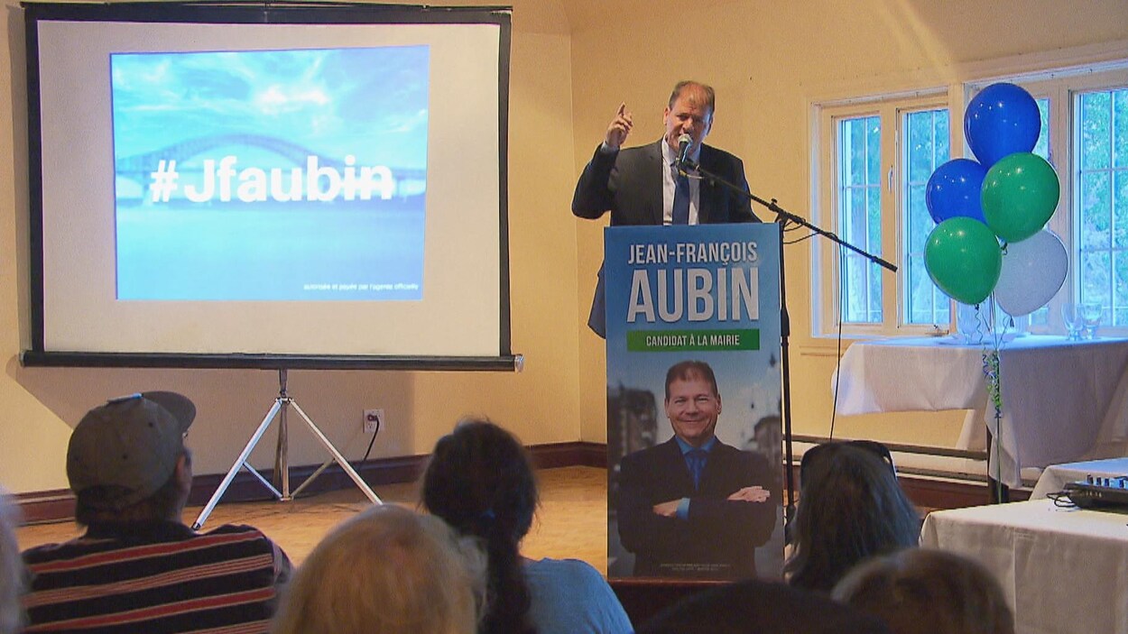 Jean-François Aubin au podium