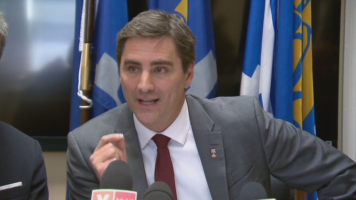 Le chef de Québec 21, Jean-François Gosselin.