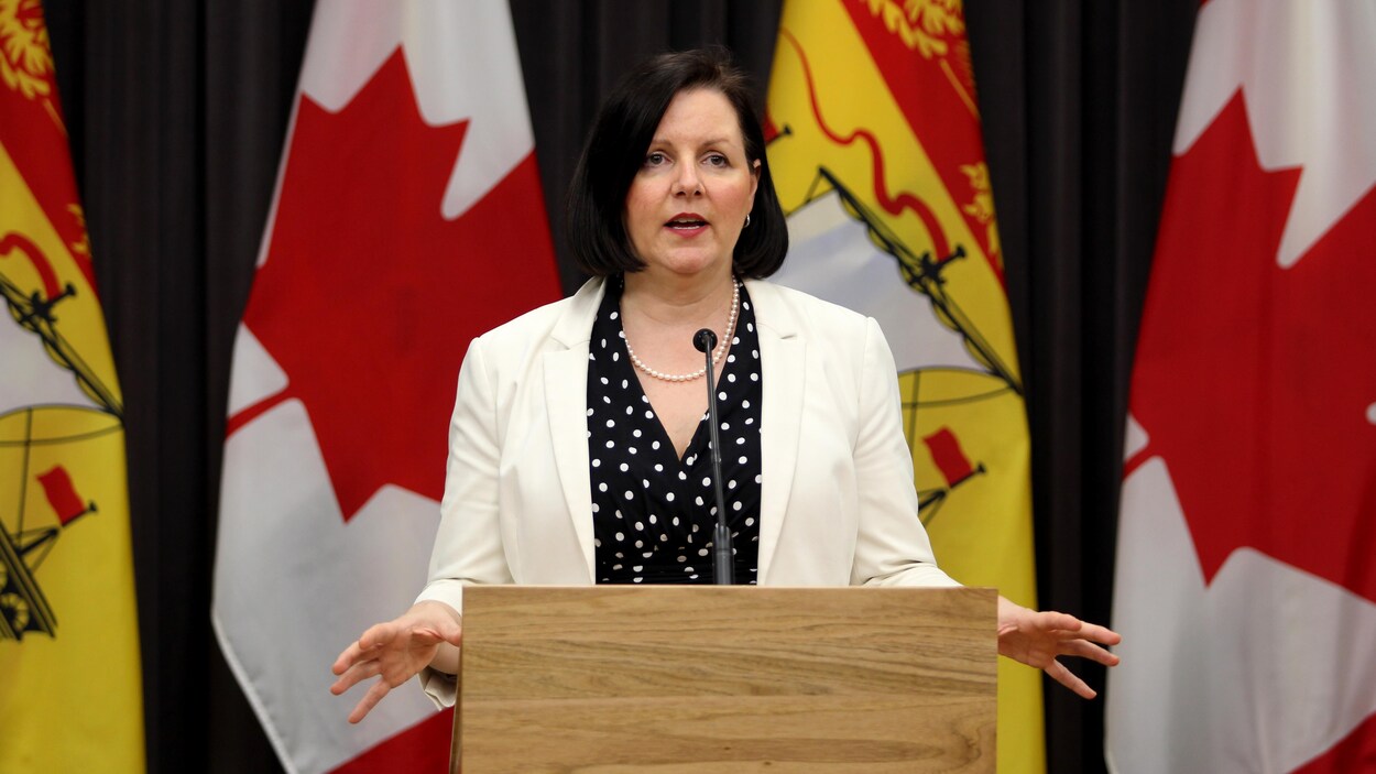 La médecin hygiéniste en chef du Nouveau-Brunswick, la Dre Jennifer Russell, le 27 mai 2020.