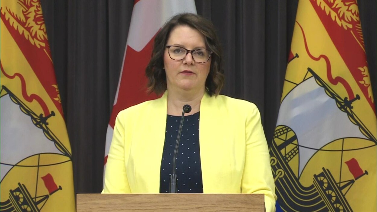 La médecin hygiéniste en chef du Nouveau-Brunswick, la Dre Jennifer Russell, le 11 août 2020.