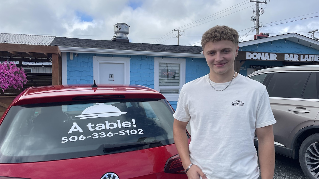 Un jeune de 17 ans à la tête d’un service de livraison dans la Péninsule acadienne
