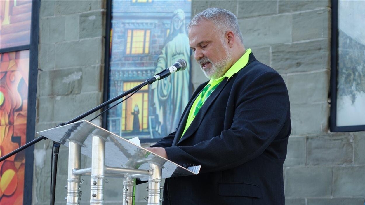 Le maire de Caraquet, Kevin Haché Le maire de Caraquet, Kevin Haché
