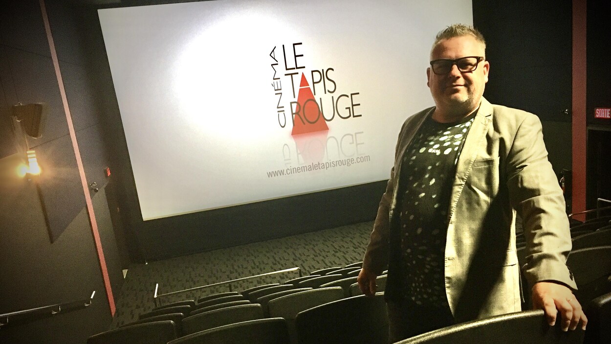 Joël Côté, copropriétaire du cinéma Le Tapis rouge à Trois-Rivières.