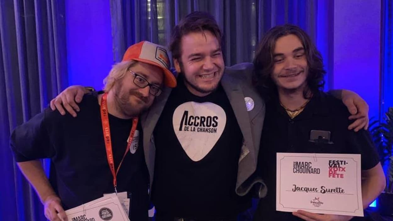 Joey Robin Hache, Matt Boudreau et Jacques Surette