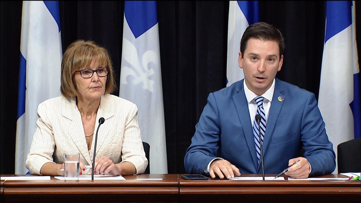 Le député caquiste de Borduas, Simon-Jolin-Barette, et Lise Lavallée, députée de Repentigny Le député caquiste de Borduas, Simon-Jolin-Barette, et Lise Lavallée, députée de Repentigny