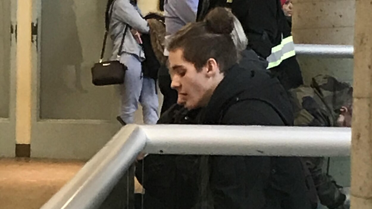 Jonathan Cauchon a plaidé coupable d'avoir fait un appel à la bombe au Complexe G en 2017.