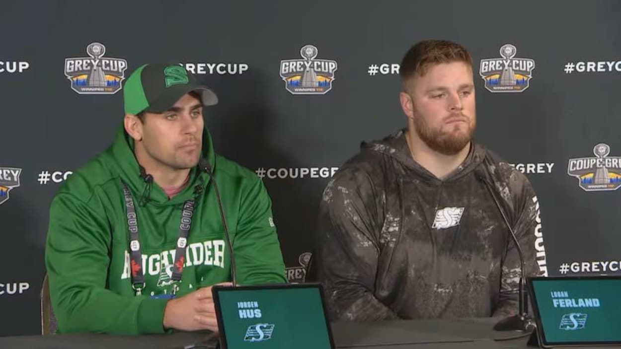 Jorgen Hus et Logan Ferland : deux Saskatchewanais heureux d’être membres des Roughriders