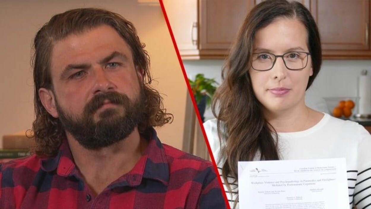 Le portrait d'un homme, Josh Klassen, et d'une femme, Jennifer Setlack.