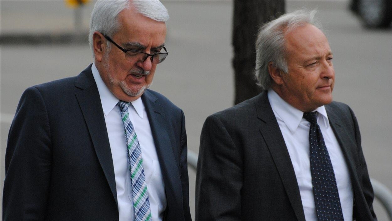 Le juge Michel Girouard (à droite)