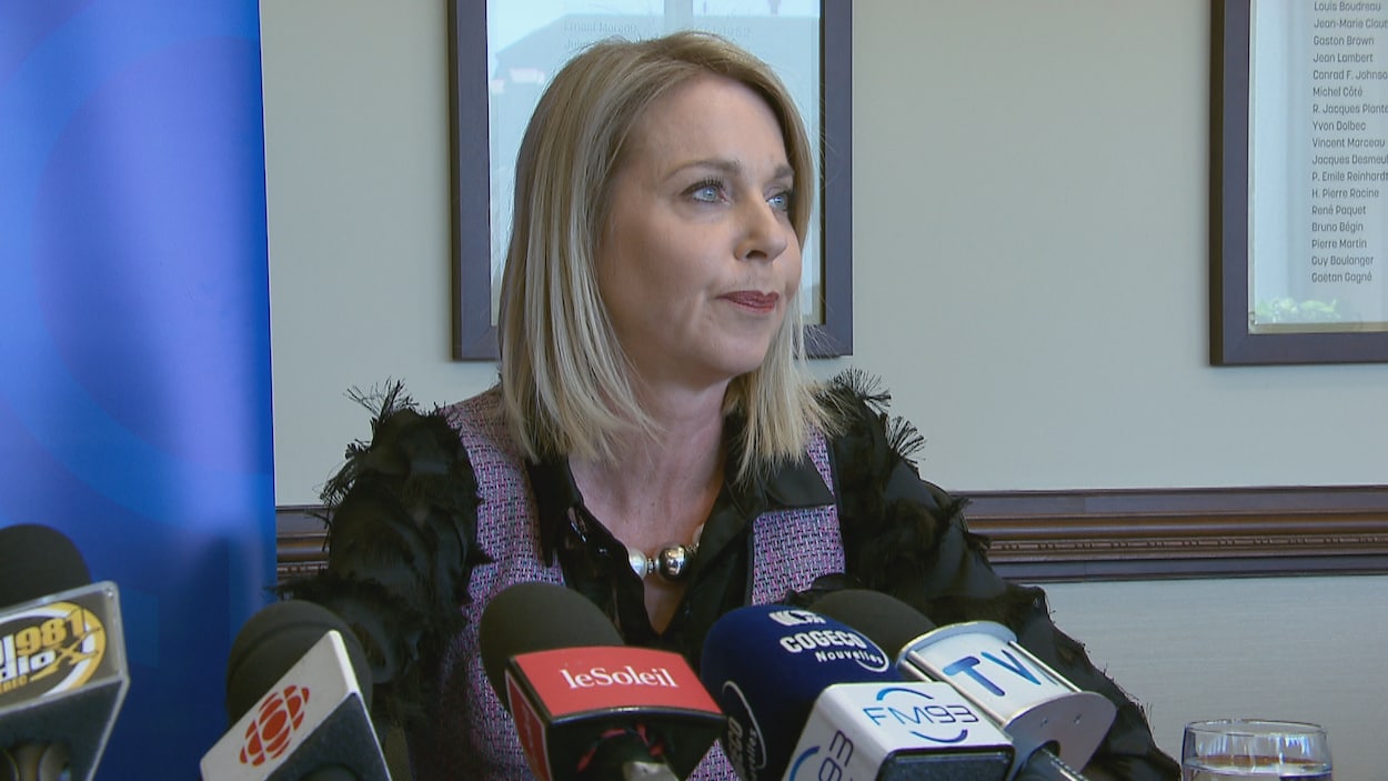 La présidente de la Chambre de commerce et d'industrie de Québec, Julie Bédard.