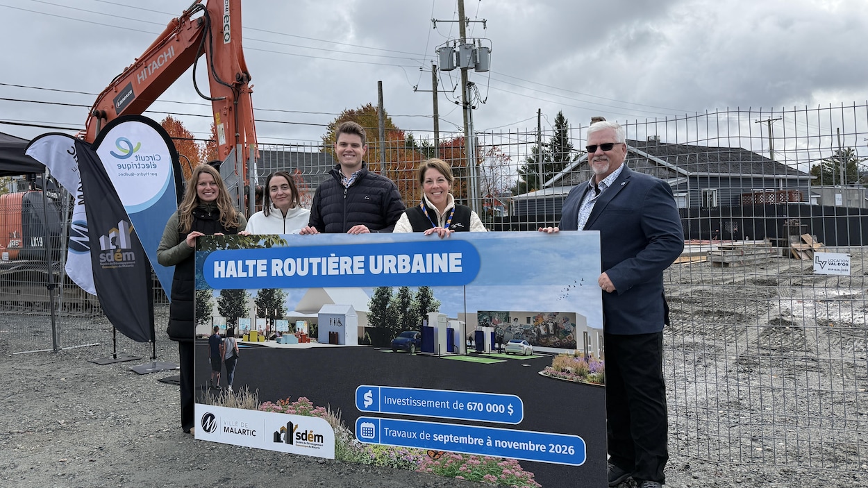 Malartic se dote d’une halte routière urbaine au centre-ville
