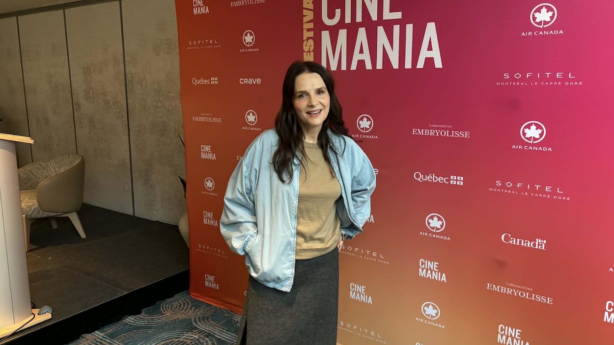 Juliette Binoche de passage à Montréal pour Cinemania