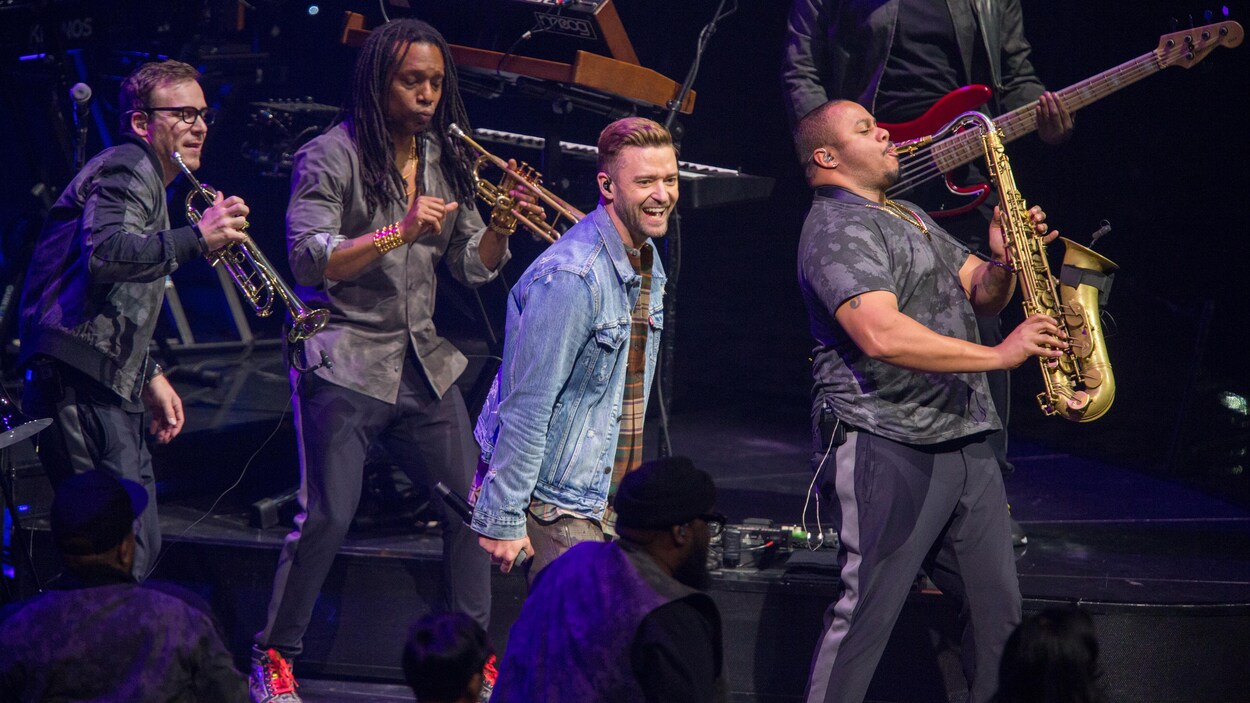 Justin Timberlake et ses musiciens Justin Timberlake et ses musiciens