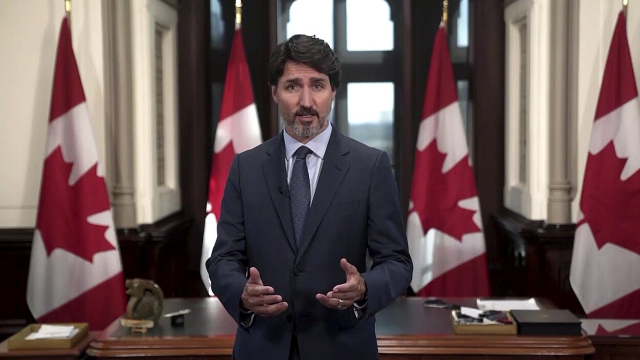 Justin Trudeau dans son bureau.