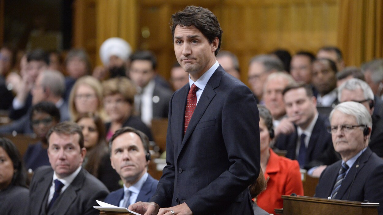 Justin Trudeau à la Chambre des communes