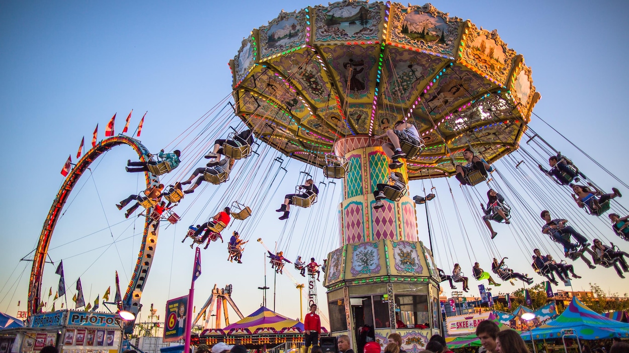 Un manège lors du festival du K-Days de 2014 à Edmonton